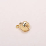 Pear Charm Necklace 14K Solid Gold