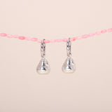 Pear Hoop Earrings