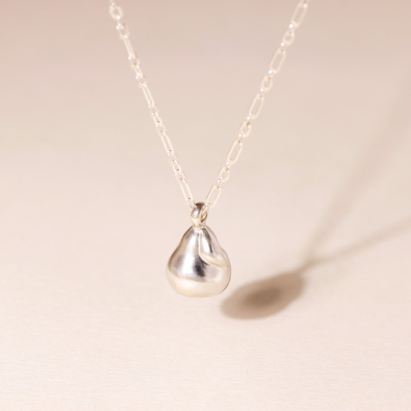 Pear Charm Necklace