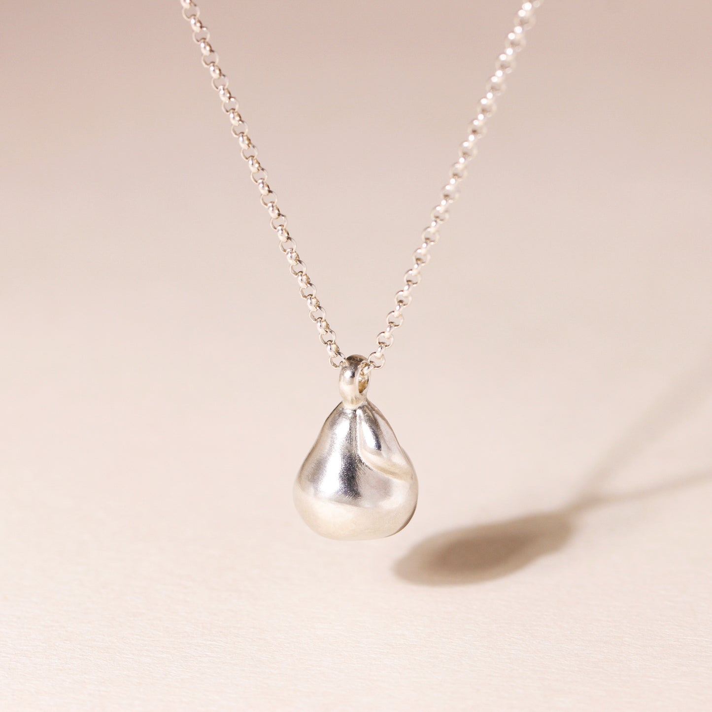 Pear Charm Necklace