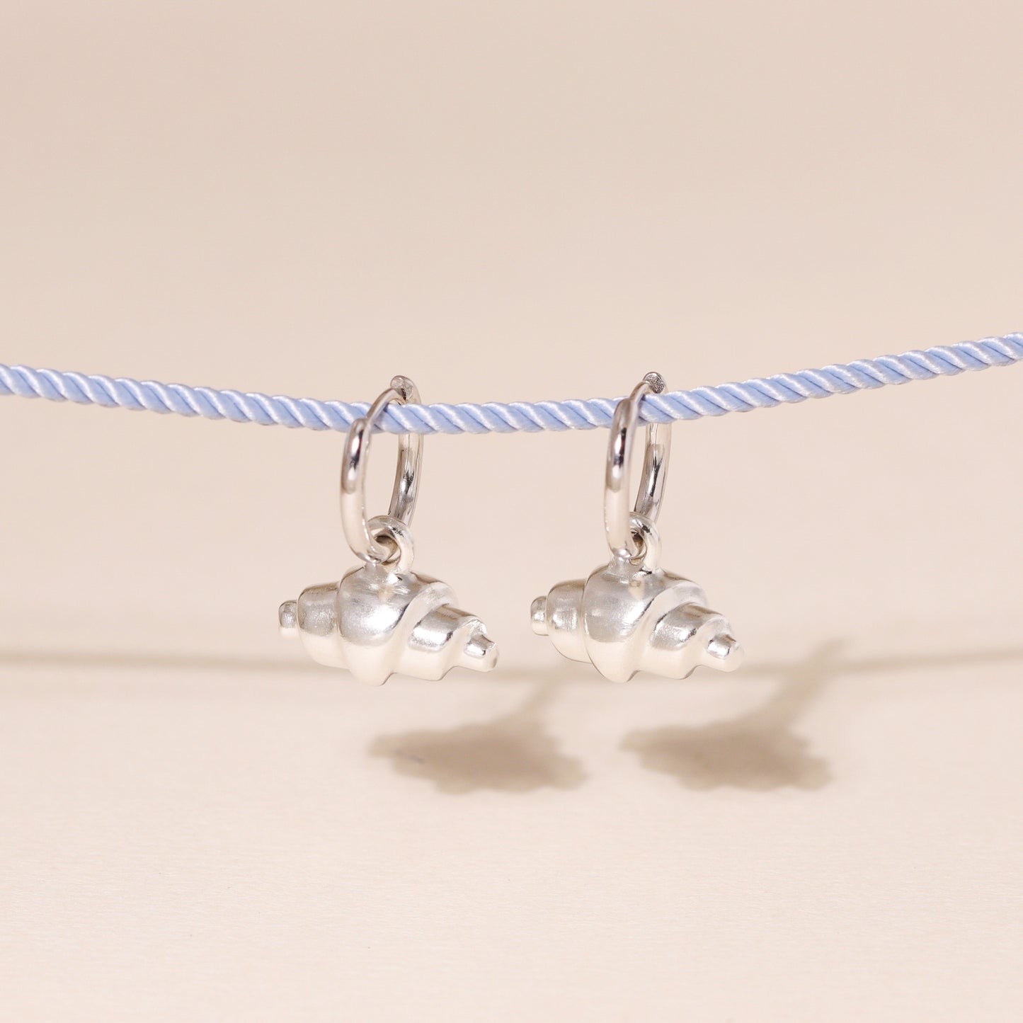 Pre-Baked Croissant Hoop Earrings