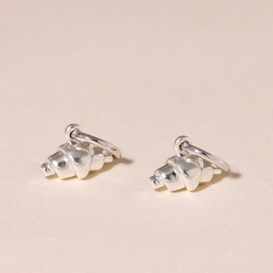 Pre-Baked Croissant Hoop Earrings
