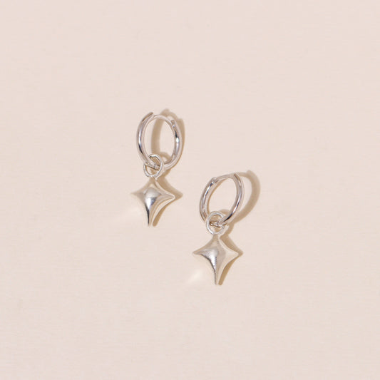 Little Star Hoop Earrings