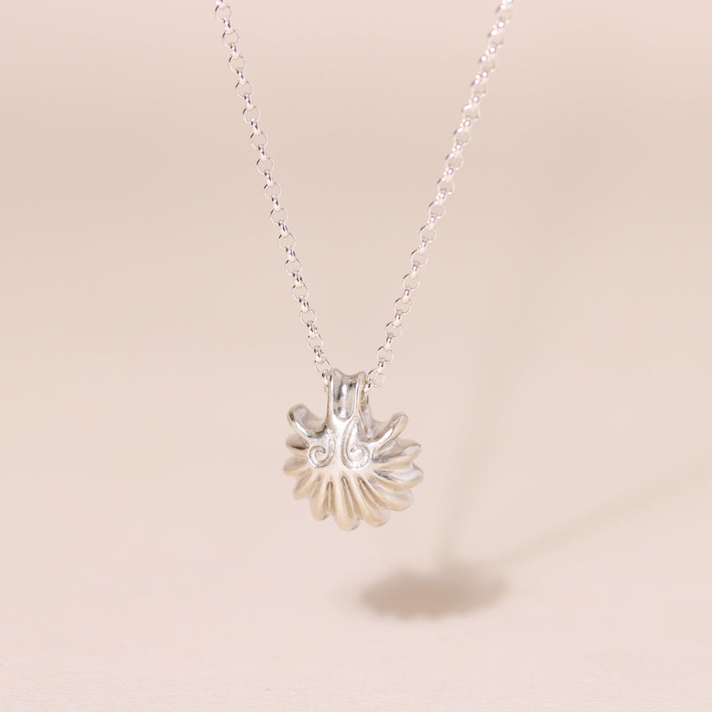 Roman Seashell Charm Necklace