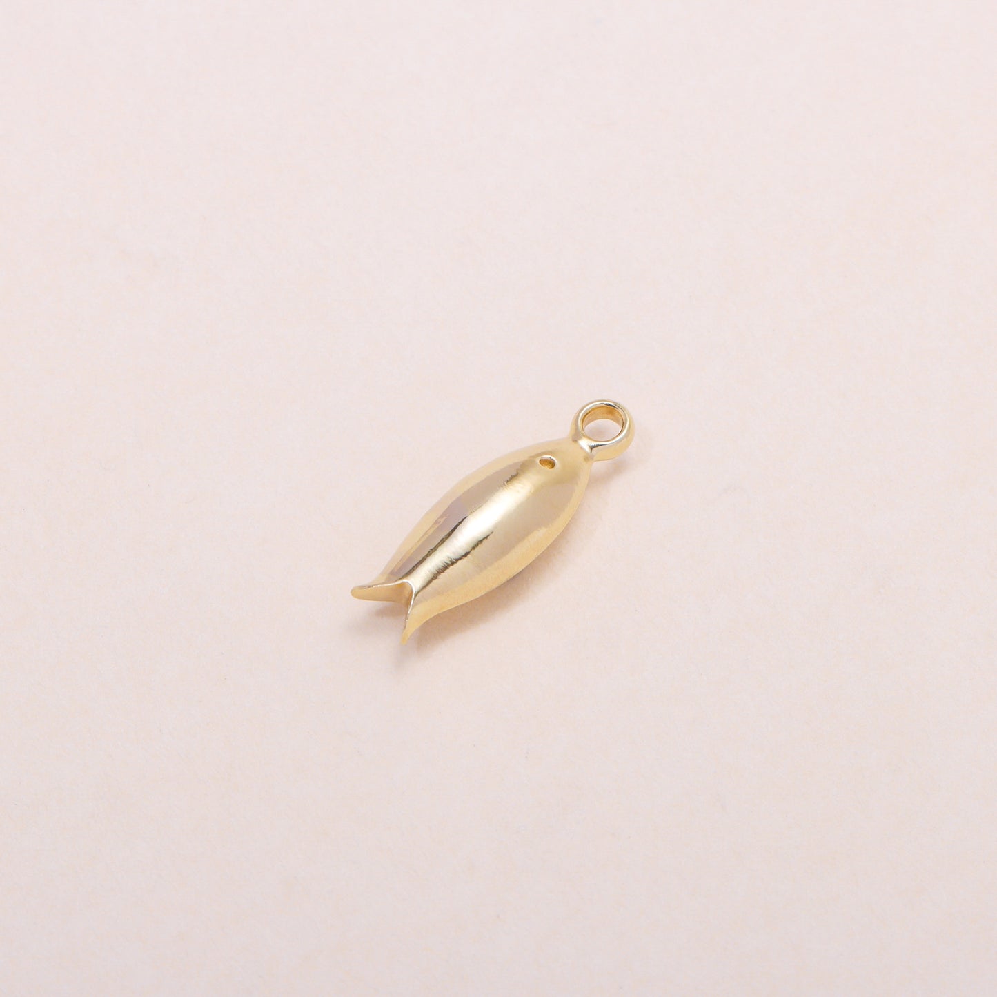 Little Sardine Earrings 14K Solid Gold