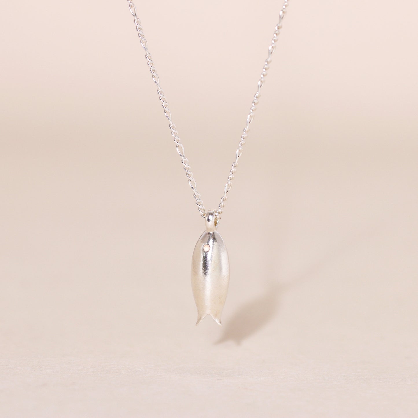 Little Sardine Charm Necklace